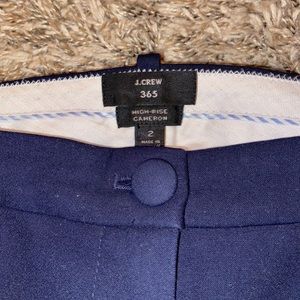 Size 2 navy Jcrew suit pants!